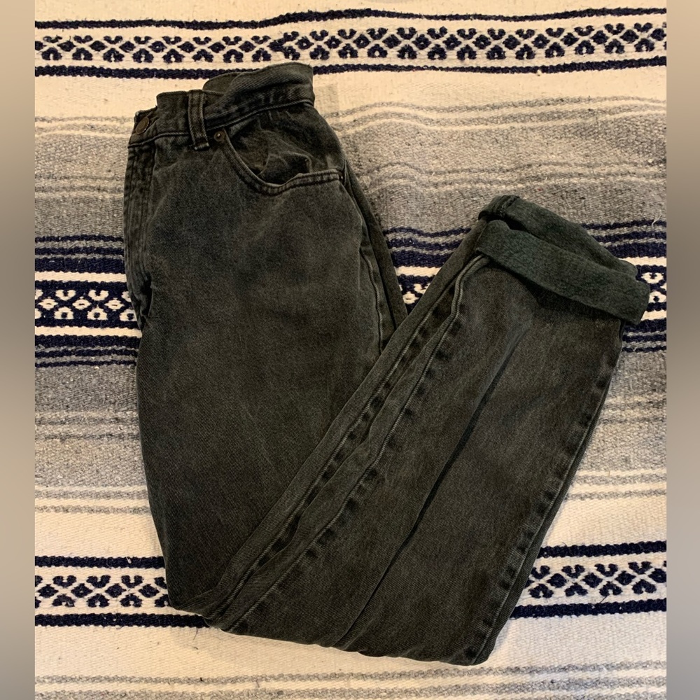 GAP Black Washed Cropped Ankle Jeans